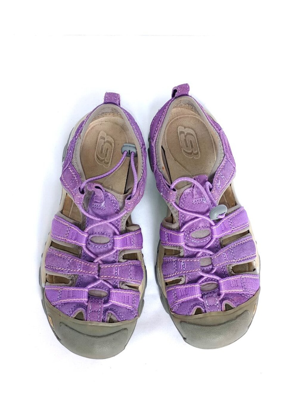 Skechers Purple Sport Hiking Sandals Size 7 Closed Toe Outdoor Water Shoes